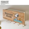 【PEANUTSのベルメゾンオリジナル インテリア商品売れ筋ランキング 5位】「小物入れ付きマグネットキーフック『スヌーピー』」2,990円（税込）