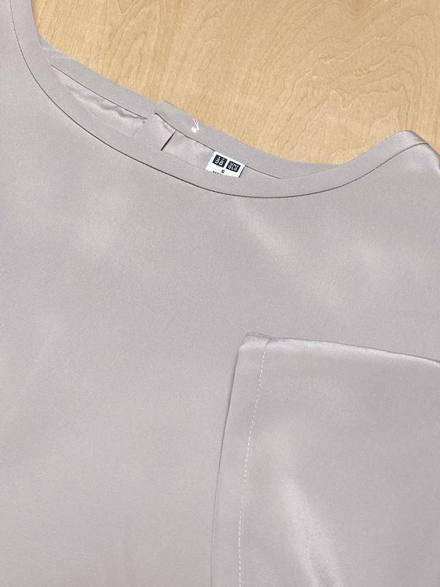 【UNIQLO（ユニクロ）】シルフィールブラウス（半袖）／税込1,990円
