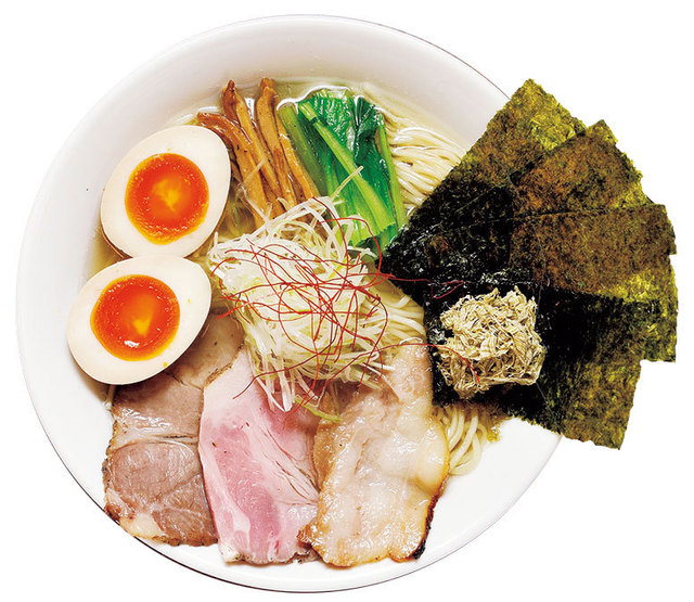 麺処 有彩　魚介鶏だし特製塩らぁめん 850円