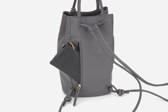 本革撥水3WAY巾着バッグ