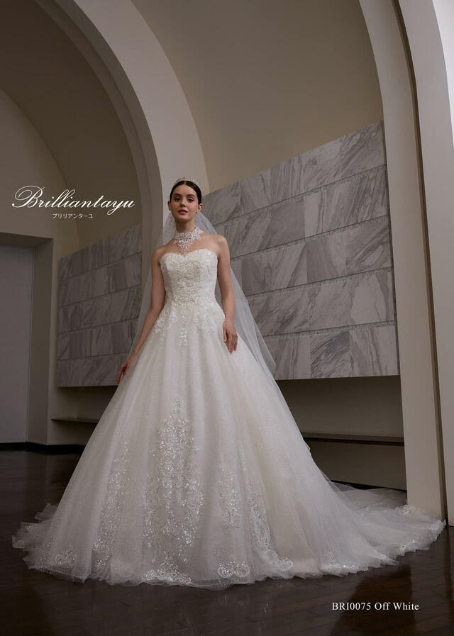 「Brilliantayu (ブリリアンターユ)」新作ウェディングドレス BRI-0075_OffWhite