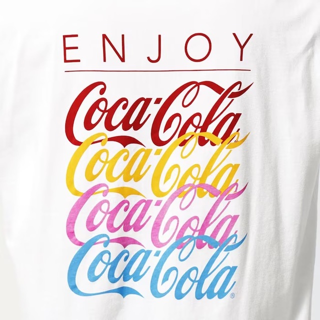 グラフィックT(5分袖) Coca-Cola ¥1,490