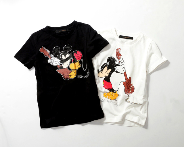 ギターミッキープリントTシャツ