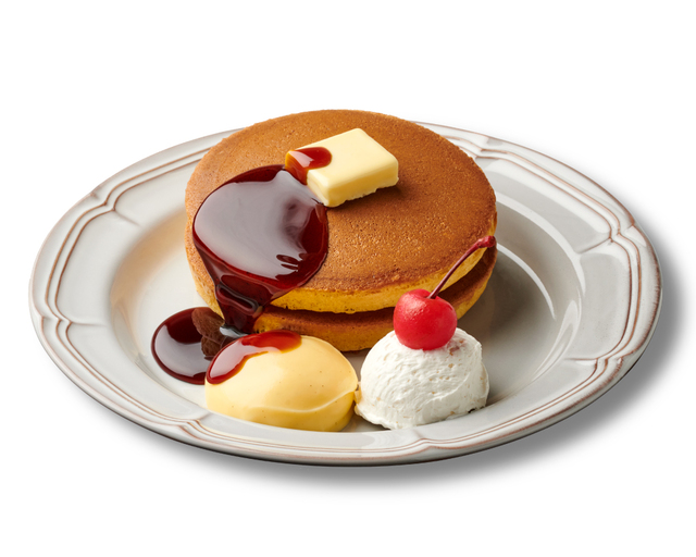 トラディショナル・ホットケーキ カラメル＆カスタード