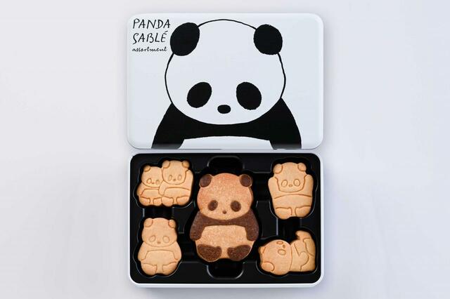 「商品イメージ」＜3,240円（税込）＞【「カタヌキヤ」の「パンダサブレ アソート缶」】