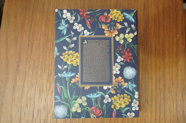 裏表紙もおしゃれです【ヴィンテージグレース　ブック型ボックス】