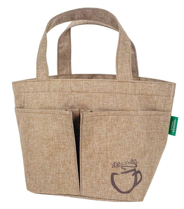 「ポケットトートバッグ」＜サイズ：約W370×D170×H200mm＞【【予約開始】むさしの森珈琲に「福袋」が初登場！「オンワード」とのスペシャルコラボアイテム＆お得なチケット入り！】