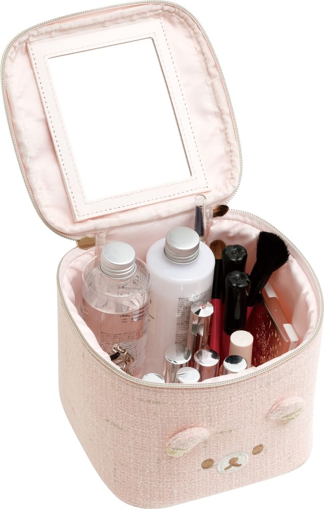 【リラックマ「すてきなお家」シリーズ】「バニティポーチ」はメイク用品を入れるのにもぴったり