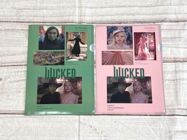「クリアファイルセット／WICKED」税込330円