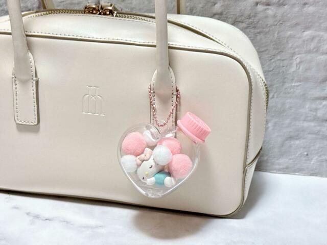 バッグにつけてみました!