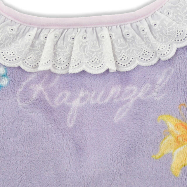 【キッズ用】ラプンツェル＆パスカル キッズ用ベスト スリーパー モチーフ パープル ENJOY WINTER 2,900円