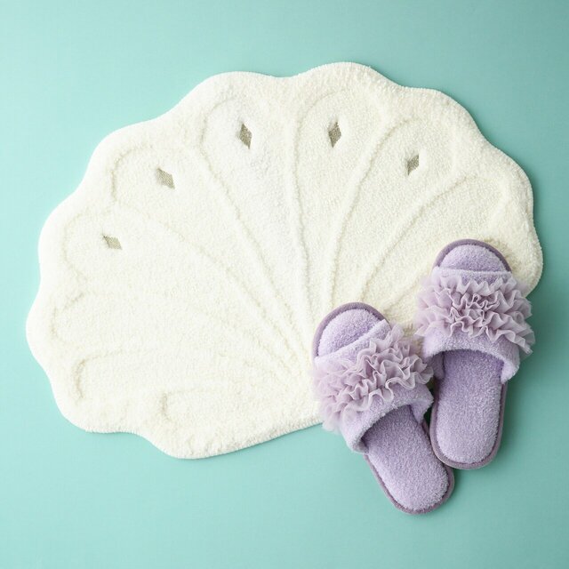 モイストニットフリルルームシューズ