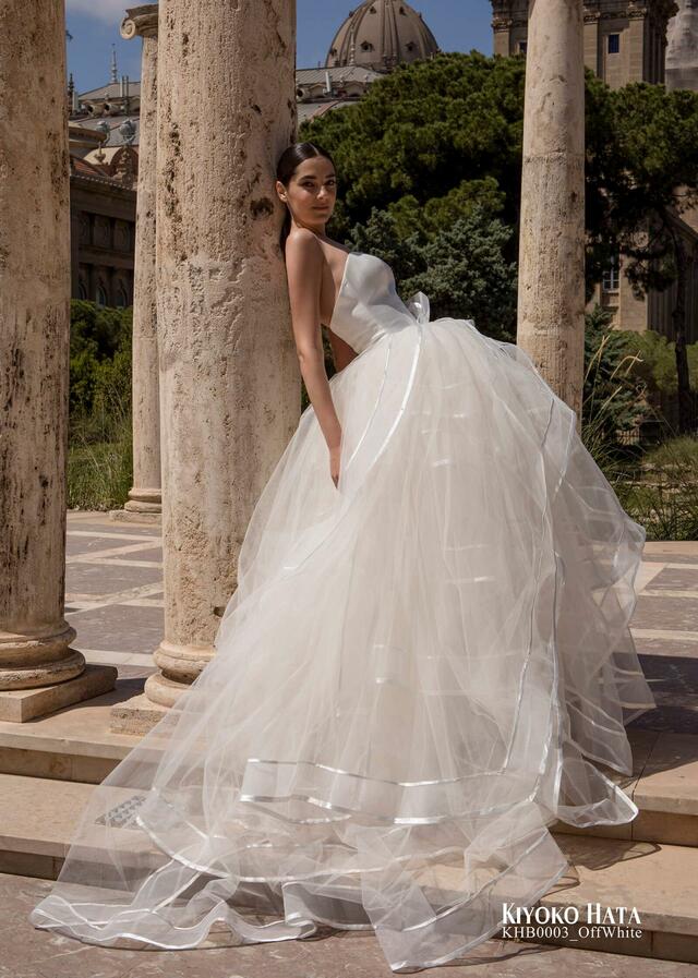 「KIYOKO HATA」新作ウェディングドレス KHB0003_OffWhite