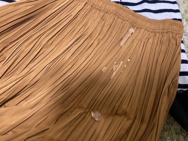 【ワークマン 撥水ランダムプリーツスカート】撥水加工付きが嬉しい