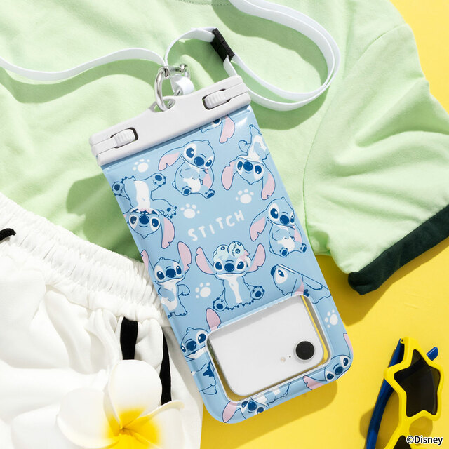 ディズニーキャラクター DIVAID フローティング防水ケース ワイドサイズ ショルダーストラップ 2,750円