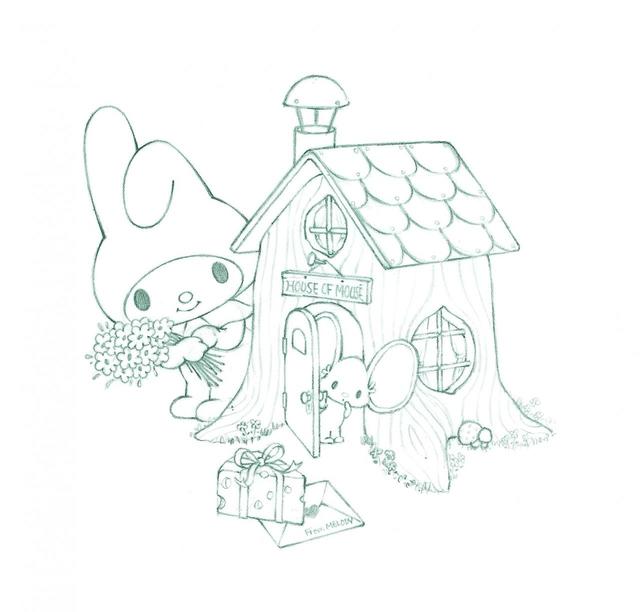 マイメロディ原画／『サンリオ展』©2021 SANRIO CO., LTD. APPROVAL NO. SP610376