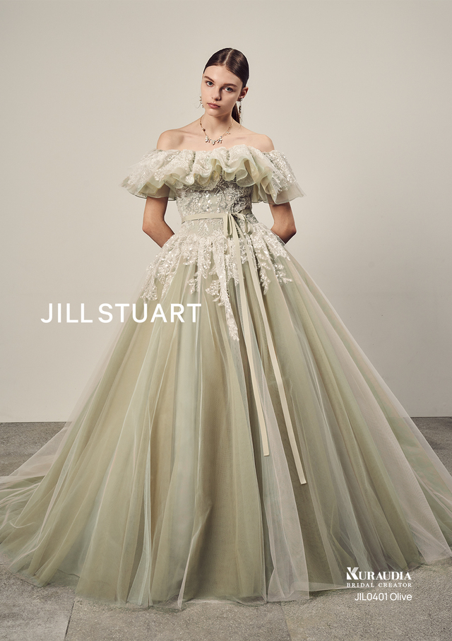 ジルスチュアート 新作ウェディングドレス　JIL-0401_Olive