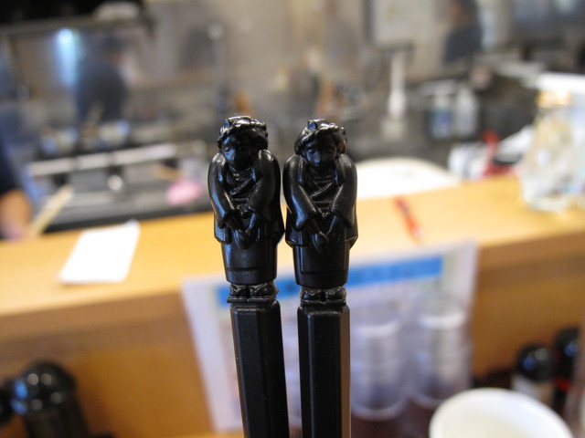 麺や小僧：箸にニクい細工が