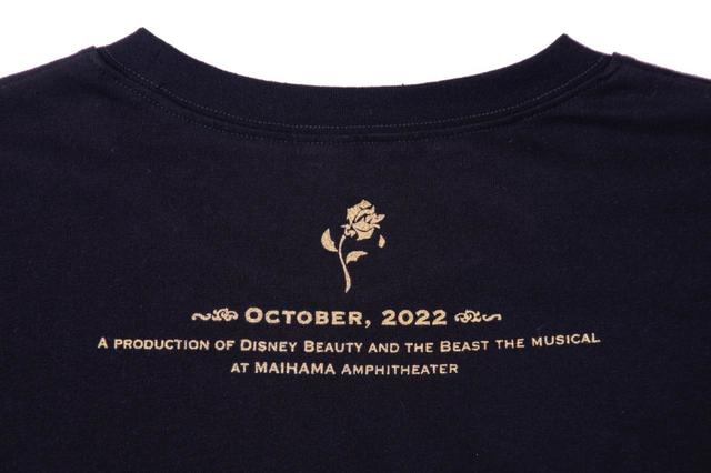 定番Tシャツ(ユニセックス) 3,900円|サイズ:M/W480mm H640mm L/W520mm H660mm|劇団四季 ディズニーミュージカル『美女と野獣』東京ディズニーリゾート内舞浜アンフィシアター公演オリジナルグッズ