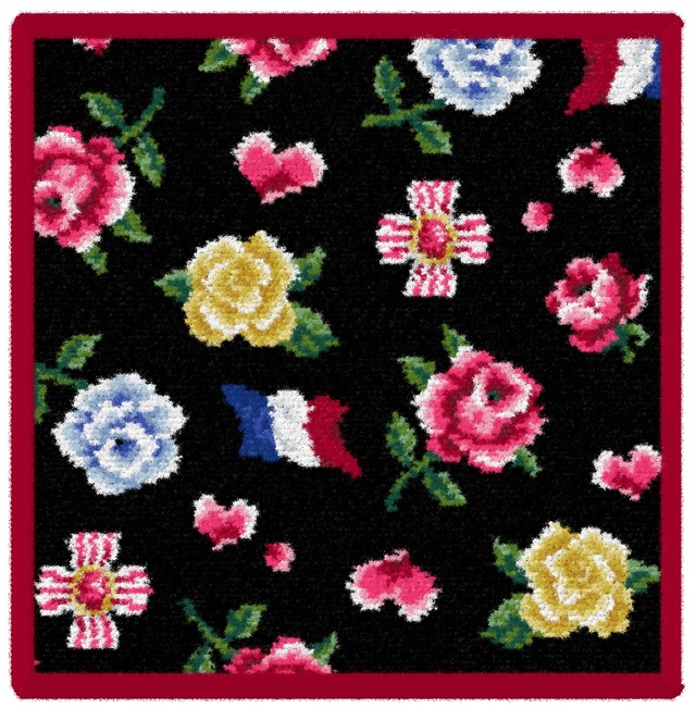 『FEILER ハンカチVERSAILLES ROSE CHARMS』（価格：2,970円/税込）