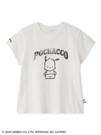 【ポチャッコ×ミラ オーウェン】「カレッジプリントコンパクトTシャツ」6,490円/カラー:WHT