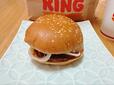 【バーガーキング アボカドワッパーJr.セット】Jr.(ジュニア)サイズでも、一般的なハンバーガーよりボリューミーで十分お腹いっぱいになります