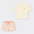 ラウンジセット(半袖&ショートパンツ) ¥2,990｜GU「トムとジェリー」コレクション