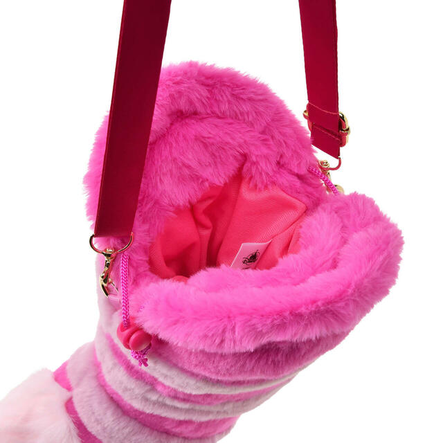チェシャ猫 マルチポシェット しっぽ チャーム付き ピンク CHESHIRE CAT 4,000円