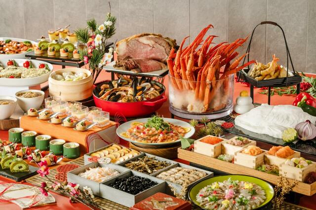 「『New Year Dinner Buffet 2027』メニュー」<期間:2026年12月31日~2027年1月3日>【厳選マグロの解体パフォーマンスも!新春と年の瀬を豪華な美食で盛り上げるディナーブッフェ「New Year Dinner Buffet 2027」開催!】