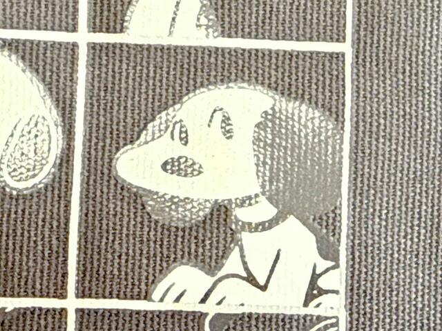 初期の1950年代のスヌーピー。今とはお耳が少し違いますね！