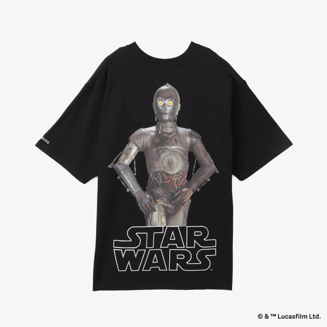 STAR WARS C-3PO&R2D2 / atmos T-shirt：7,700円（税込）