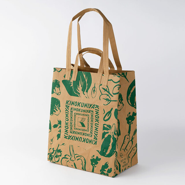 【紀ノ国屋　ウォッシャブルバッグ／ベジタブル】野菜をモチーフにした“ベジタブル”