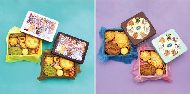 「商品イメージ」『mmts 』と『NEKO LAB』のコラボクッキー缶 第二弾が数量限定で登場】