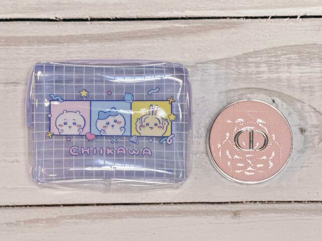 【ちいかわ DAISO限定デザイン】「マチ付きビニールポーチ ちいかわ」サイズは(約)縦11×横13.5×マチ4cm