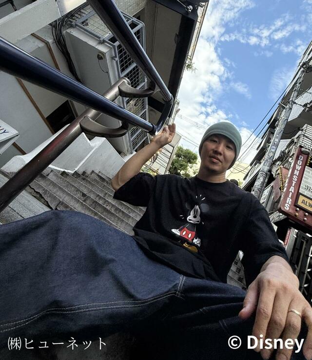 「ミッキーマウス」デザインビッグシルエットTシャツ 6,800円|370-ThreeSeventy