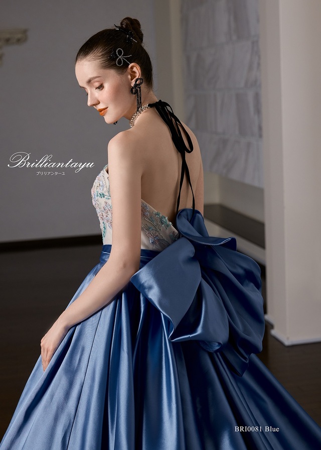 「Brilliantayu （ブリリアンターユ）」新作ウェディングドレス　BRI-0081_Blue