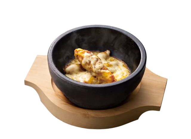 【焼肉きんぐ】期間限定「韓国ポチャ」石焼チーズハニーマスタードチキン(490円/税込539円)