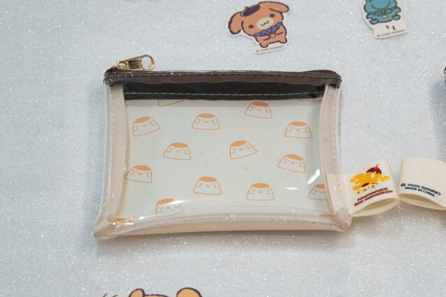 POMPOMPURIN 30th Anniversary フレークシールポーチ1,100円