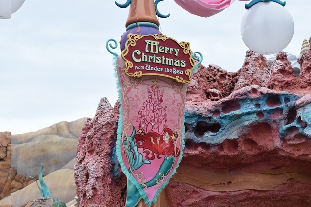 可愛いクリスマスのバナーがいたるところに!