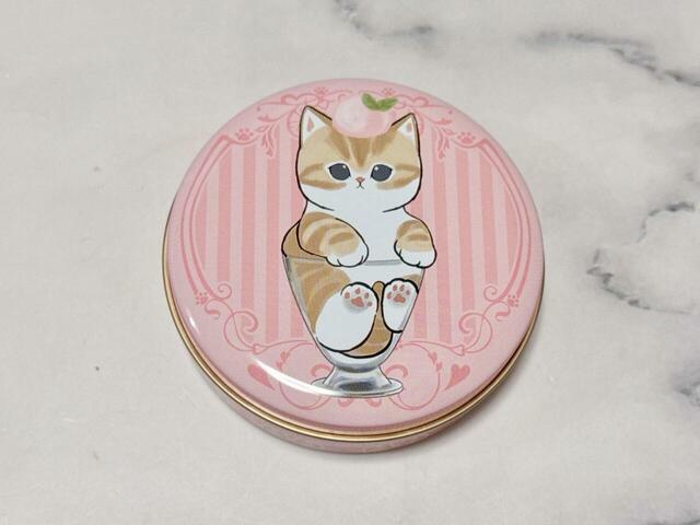 狙っていたピーチパフェになったにゃんこのイラストが来てくれました！