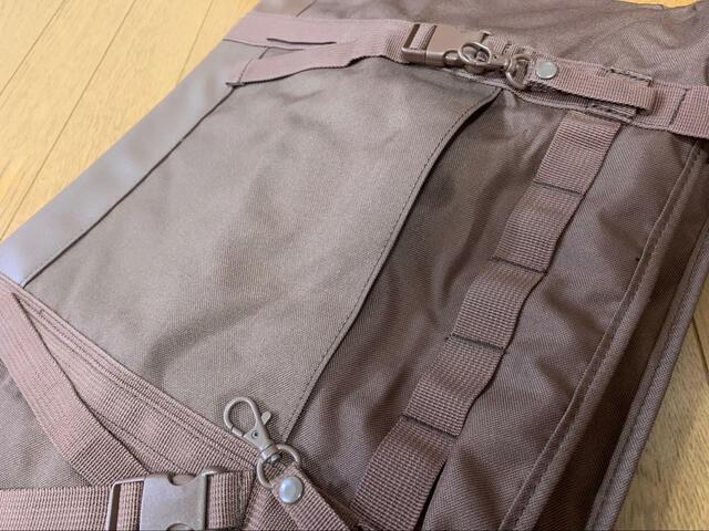 【ワークマン　ジョイントトートバッグ】前面に付いた広めのポケット