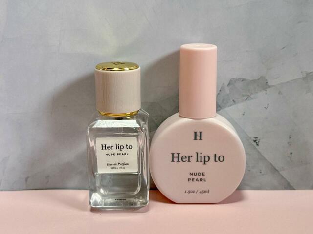 こちらは手持ちのオードパルファムと並べてみた図です