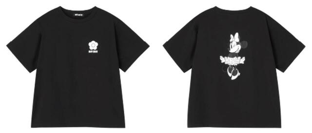 ミニーマウスバックプリントデザイン Tシャツ 7,260円｜MARY QUANT DISNEY DESIGN COLLECTION 第2弾