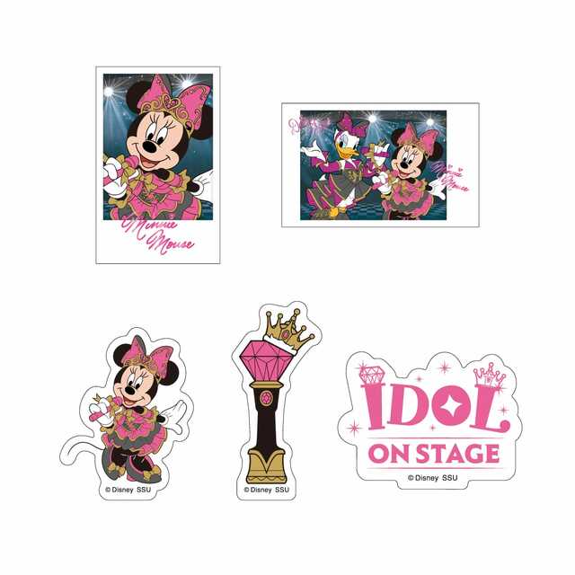 I賞 キャラサイン入りカード&ステッカーセット｜Happyくじ「Disney IDOL ON STAGE」