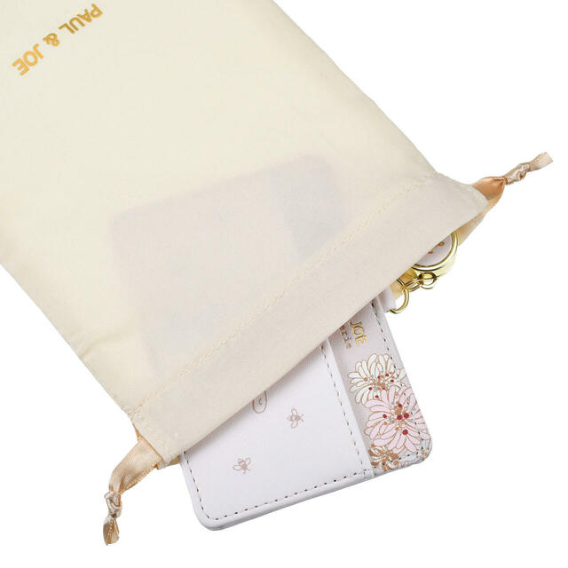 【PAUL & JOE La Papeterie】プーさん&ピグレット IDカードケース リールタイプ 巾着付き クリザンテーム 4,900円