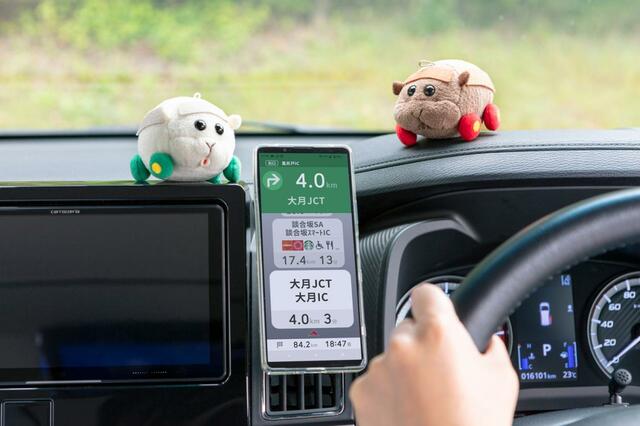 車内イメージ【PUI PUI モルカー×カロッツェリア】