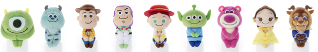 ディズニー、ディズニー／ピクサー キャラクター ちょっこりさん  タカラトミー/1,000円～/発売中