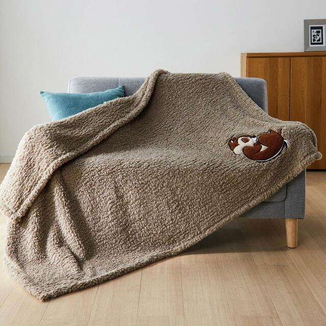 吸湿発熱のアップリケ付きもふもふ毛布（選べるキャラクター）｜￥2,990～ 4,490 （税込）