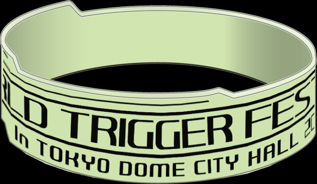 蓄光シリコンバンド／ワールドトリガーフェスティバル 2022　©葦原大介／集英社・テレビ朝日・東映アニメーション