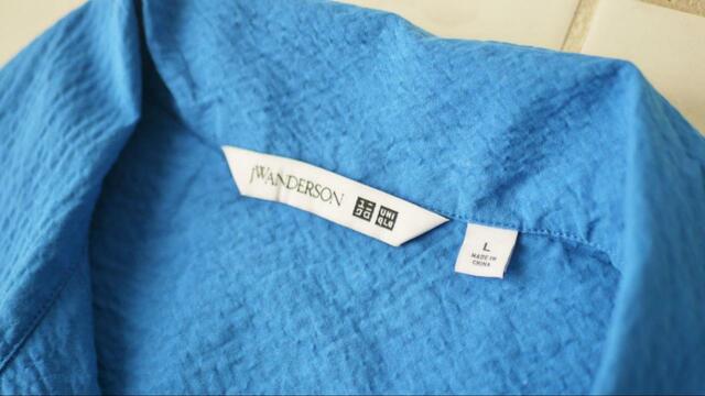 【UNIQLO×JW ANDERSON　シアサッカーワンピース】カラーはホワイト、ブラック、ブルーのの3色展開